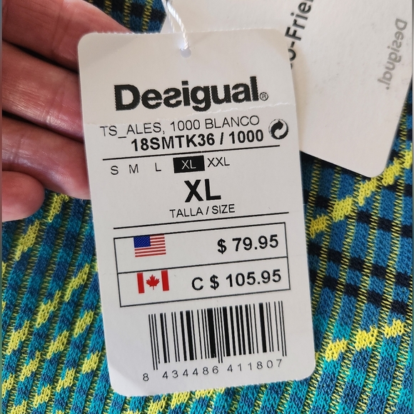 Desigual Ocean Knit Top NWT - Picture 7 of 7